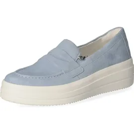 remonte Plateau Slipper Damen Hellblau 40