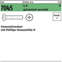 Industrial Quality Supplies ISO 7045 Form C Linsenkopfschraube VG