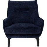 furninova Loungesessel »Willow«, bequemer Loungesessel im skandinavischen Design blau