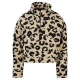 URBAN CLASSICS Aop Sherpa Halbzippullover Sand Leo L