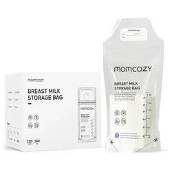 Momcozy Einweg-Milchaufbewahrungsbeutel 120 St transparent