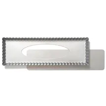 Decora Decora, 0070026 Form für Tarte mit beweglichem Boden, 35 x 11 x 2,5 cm, aus antihaftbeschichtetem Stahl, Rechteckig, Einfaches Herauslösen der Gebäcke, Professionelles Design.