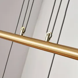 LINDBY Simeon 3-flg. 72,5 cm Glas gold