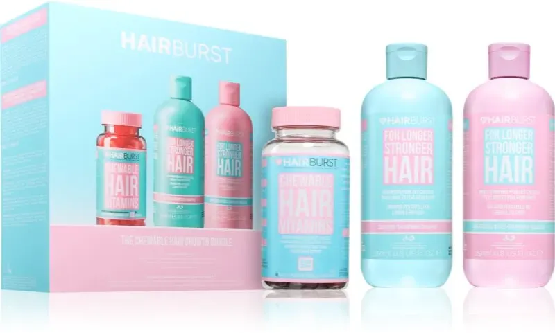 Hairburst The Chewable Hair Growth Bundle Geschenkset zur Unterstützung des Haarwachstums