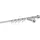 MYDECO 20mm,1-läufig,Rohr,Wandträger 12cm,Endstück Ball Farbe: Edelstahl-Optik, Größe: 120cm