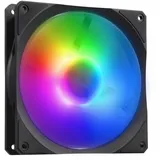 Cooler Master Mobius 140P ARGB Gehäuselüfter – 140mm ARG-Lüfter mit Ring-Blade-Design (PWM), Loop Dynamic Bearing System (max. 76,5 CFM, 2,3 mmH2O, 30 dBA), abgeschrägter Air-Focus-Rahmen, Schwarz