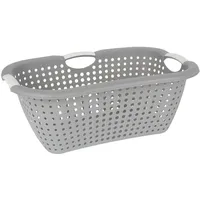 Mojawo Wäschekorb 26 Liter B60xL40XH22cm Grau