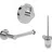 Villeroy & Boch Badaccessoire-Set 3 in 1 Bundle Chrom