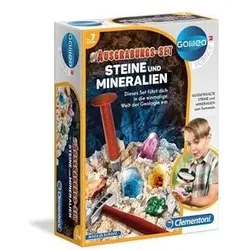 CLEMENTONI 69940 Galileo - Ausgrabungs-Set - Steine + Mineralien