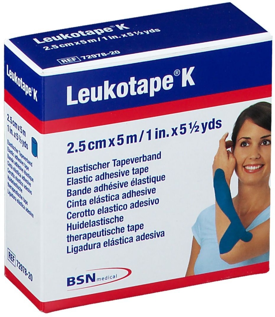 Leukotape® K 2,5 cm x 5 m blau