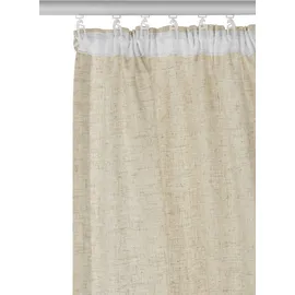 OTTO home Gardine OTTO HOME "Rudy" Gr. 1, beige, B:140cm H:145cm, Leinenstruktur, Leinen, Polyester, Gardinen, Gardine, Halbtransparent, Leinenlook, Polyester-Leinen Mischung