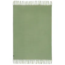 Schöner Wohnen Wohndecke Plenty grün ¦ Synthetik ¦ Maße (cm): B: 140