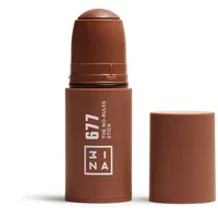 3INA MAKEUP - The No - Rules Stick 677 - Braun - Blush Stick für Augen Lippen Wangen mit Hyaluronsäure - Cream Blusher für Natürliches und Leuchtendes Finish - Vegan - Cruelty Free