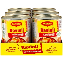 Maggi Ravioli in Tomatensauce 800 g, 6er Pack