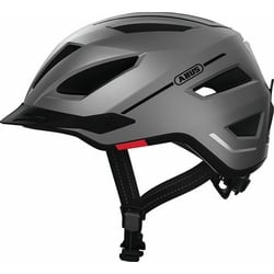 ABUS Fahrradhelm, Jugend- und Erwachsenen Fahrradhelm „Pedelec 2.0“ silberfarben 52-57 – 52 cm – 57 cm