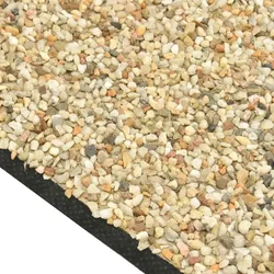 vidaXL Steinfolie Natur-Sand 250x40 cm