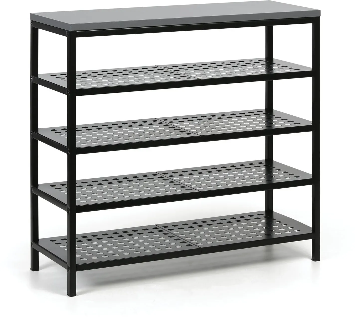 Schuhregal, 949 x 1000 x 360 mm, Graphit
