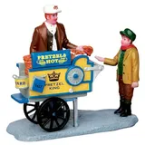 Lemax Pretzel King Pretzel Cart