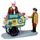 Lemax Pretzel King Pretzel Cart