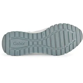 Gabor Sneaker Damen Weit Silber/Weiß 37