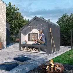 PLUS Cozy Spielhaus inkl. Dachpappe/Aluleisten