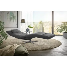 KAWOLA Relaxliege LETICIA Polyester 0 x 0 x 0 cm grau mit Nackenkissen