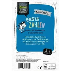 RAVENSBURGER Kartenspiel Lernen Lachen Selbermachen 80658 Erste Zahlen