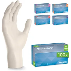 ARNOWA GmbH ARNOMED Latexhandschuh puderfrei - Größe M