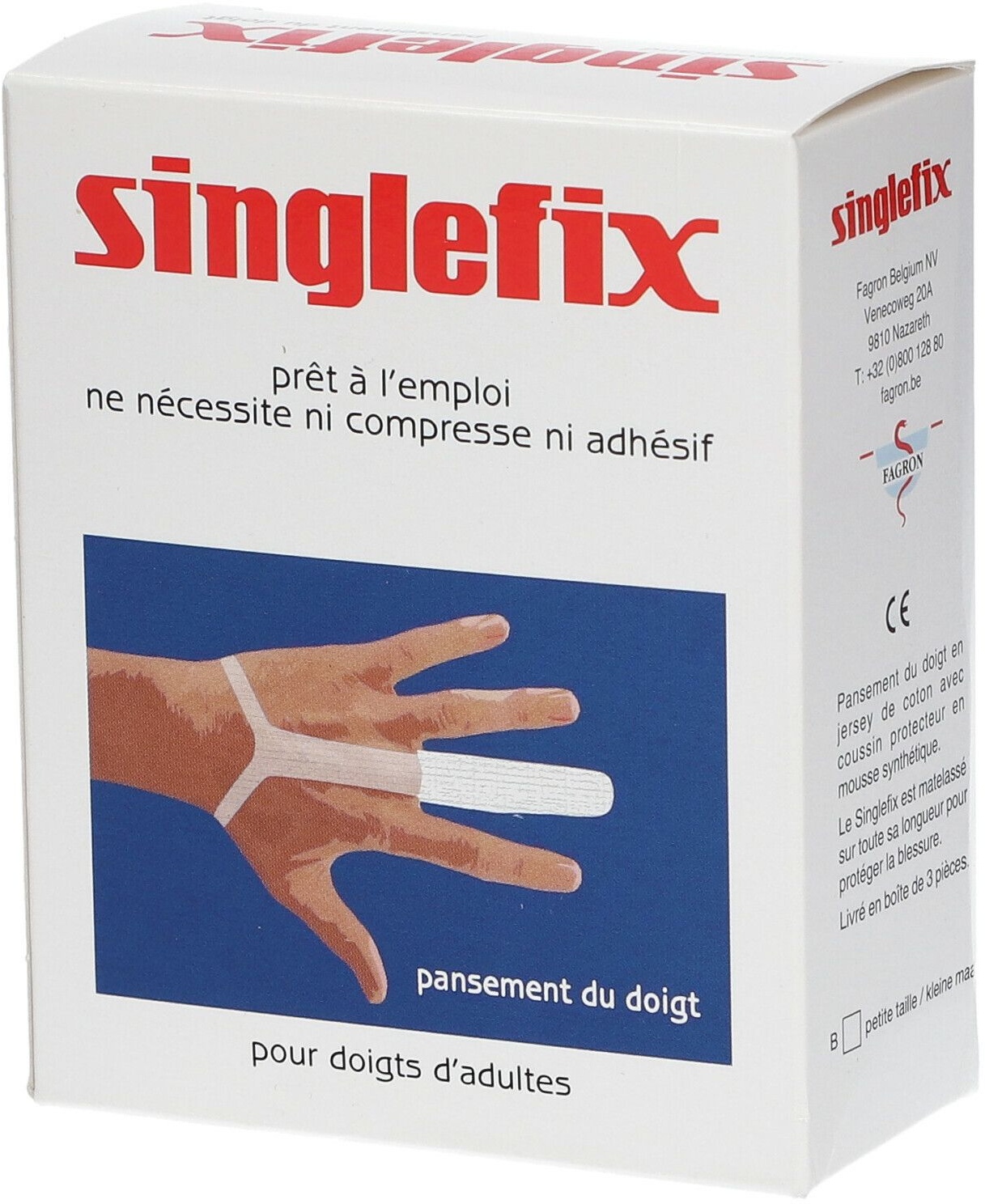 Singlefix Type B Bandage pour doigt 3 pc(s) bandage(s)