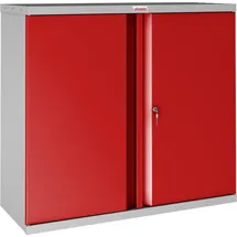 Phoenix Stahlschrank SCL0891GRK grau, rot 91,5 x 37,0 x 83,0 cm, zerlegt