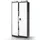 Jan Nowak C001H Aktenschrank 195 x 90 x 40 grau/weiß