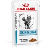 Royal Canin Veterinary Feline Skin & Coat in Soße Katzenfutter nass