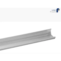 Rutec Projekt Zubehör für Voutenleisten (PU-Schaum) - Aluminium-Montageschiene, 200cm RUP-PFG900