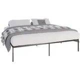 CLP Metallbett Fargo schwarz/200x200x42 cm
