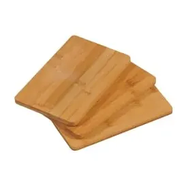 KESPER Frühstücksbrettchen Holz 3-tlg. 22 x 14 x 1 cm Beige/Braun