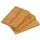 KESPER Frühstücksbrettchen Holz 3-tlg. 22 x 14 x 1 cm Beige/Braun