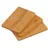 KESPER Frühstücksbrettchen Holz 3-tlg. 22 x 14 x 1 cm Beige/Braun