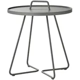 Cane-Line On-the-move large Beistelltisch Century Bistrotisch Ø 52 x 60 cm light grey