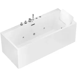 HOME DELUXE Badewanne AMBER - Ausführung: Mit Whirlpool Funktion