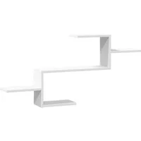 vidaXL Wandregal 104 x 15 x 49 cm Weiß