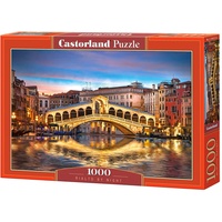 Castorland Rialto by Night, 1000 Teile Italien Puzzle, bunt