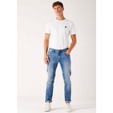 GARCIA Slim-fit-Jeans »Savio«, Gr. 36 - Länge 32, medium used, , 97737530-36 Länge 32