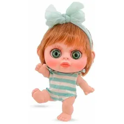 Baby-Puppe Berjuan 24107-24 (14 cm) – Handliche Spielgefährtin für unterwegs