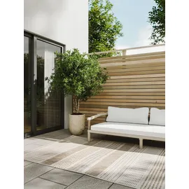 benuta Outdoorteppich, Creme, Kunststoff, Rechteckig, 300x400 cm, wasserabweisend, Teppiche & Böden, Teppiche, Outdoorteppiche