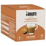 Bialetti-Kaffee Dolce Gusto®-kompatible Kapseln – Cortado – 16 Kapseln