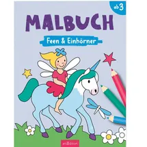 arsEdition Malbuch Feen & Einhörner