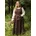 Ärmelloses Mittelalterkleid S