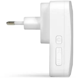 Alecto Moderne Funkklingel - Kinetisch Batterielos bis zu 50 Meter, IP44 weiss, 36 Melodien, Kinderleichte Installation - praktisch und langlebig