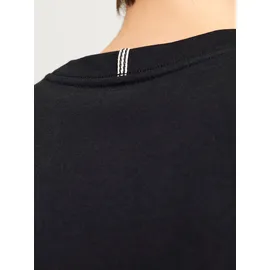 JACK & JONES Rundhalsshirt JORFREDERIKSBERG TEE SS CREW NECK NOOS schwarz M (50)