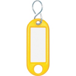 Wedo, Schlüsselanhänger, Schlüsselanhänger mit S-Haken, Gelb